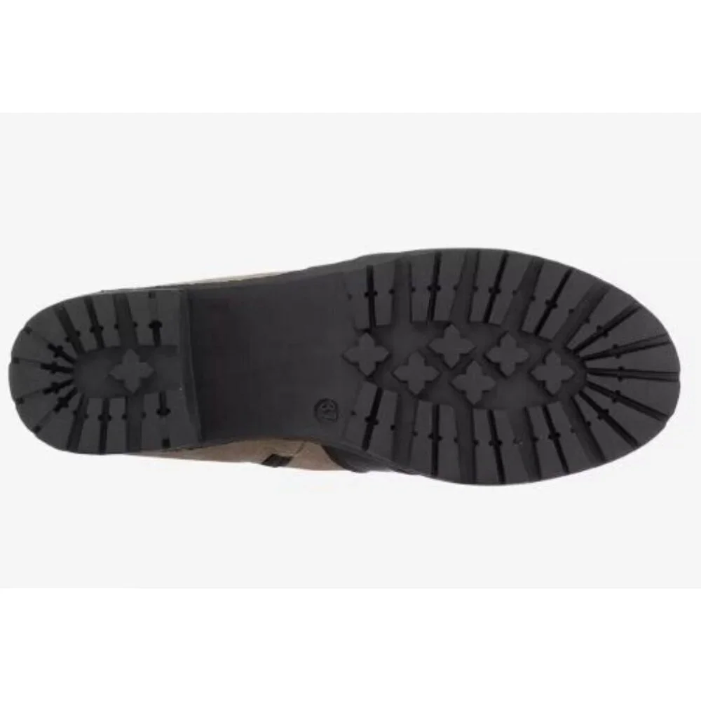 Women’s GC Shoes Taylor Combat Bootie Tan / Black Size: 8 NIB